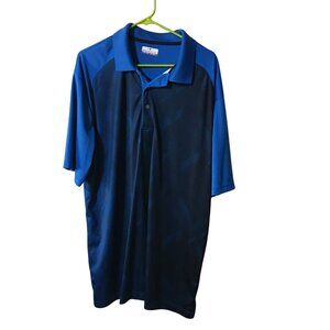 GRANDSLAM PERFORMANCE BLUE LIGHTWEIGHT GOLF POLO MENS XLT